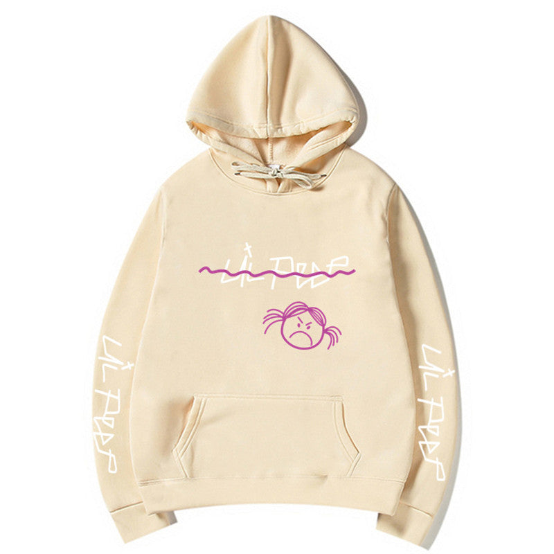 Hoodie con capucha estilo streetwear de Lil Peep con forro polar (unisex)
