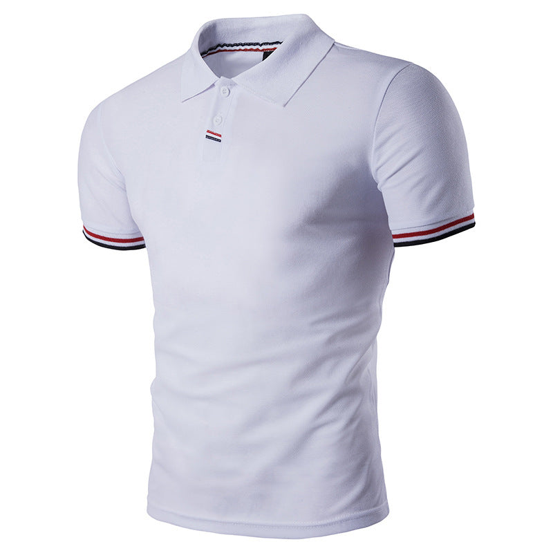 Men's Polo Shirt with Collar, Short Sleeve T-Shirt