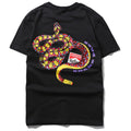 Playera de algodón de cuello redondo para hombre