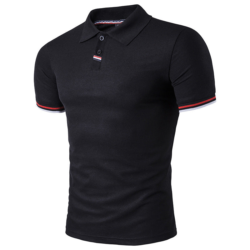 Men's Polo Shirt with Collar, Short Sleeve T-Shirt
