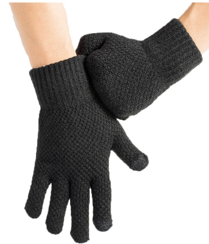 Guantes de punto para hombre para invierno, ideales para abrigarse