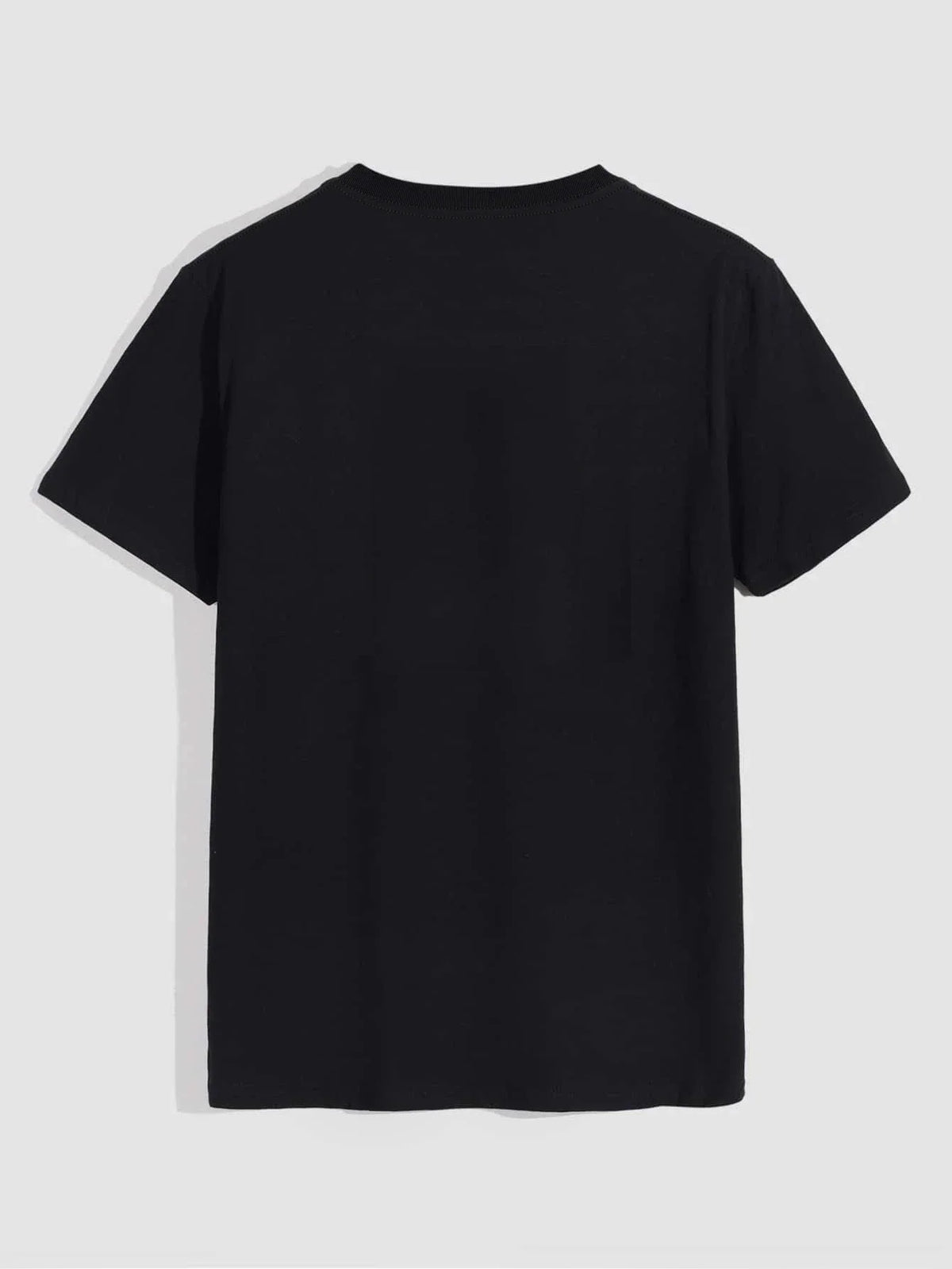 Playera de cuello redondo con estampado de rosas para hombre
