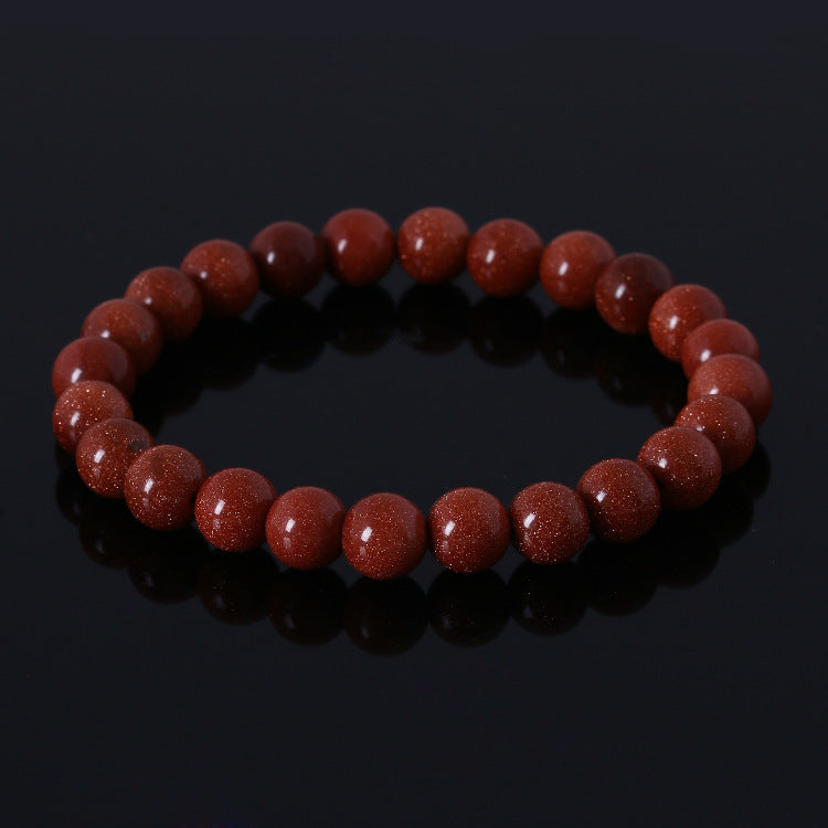 Pulsera elástica con cuentas y piedras de ojo de tigre natural