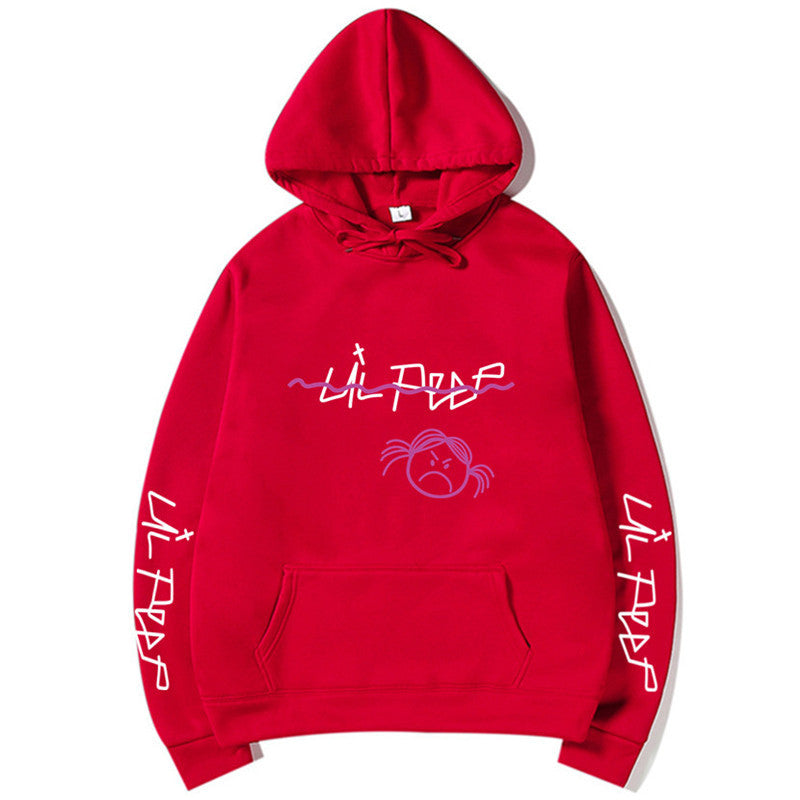 Hoodie con capucha estilo streetwear de Lil Peep con forro polar (unisex)