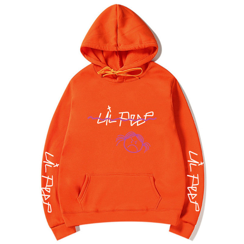 Hoodie con capucha estilo streetwear de Lil Peep con forro polar (unisex)
