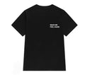Playera casual- con texto en el pecho