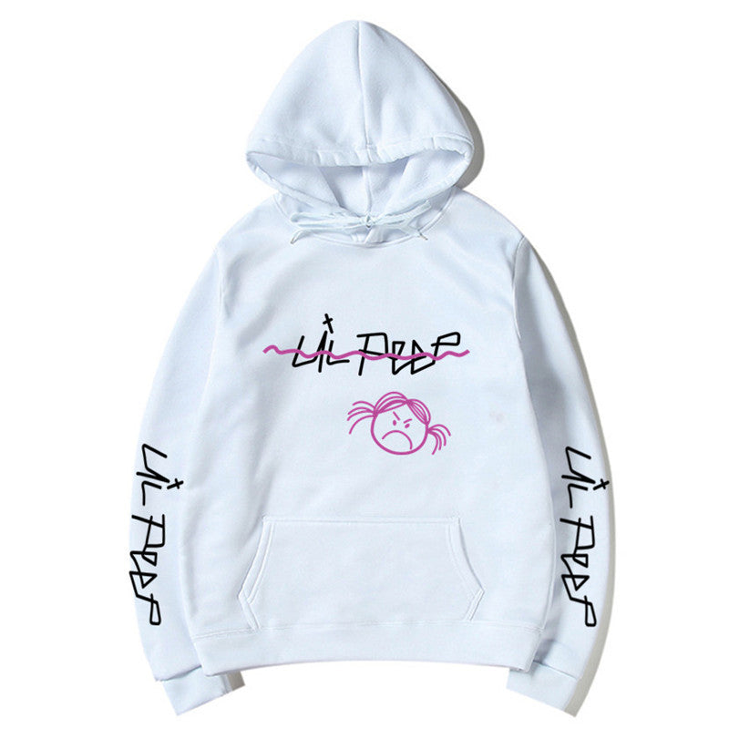Hoodie con capucha estilo streetwear de Lil Peep con forro polar (unisex)