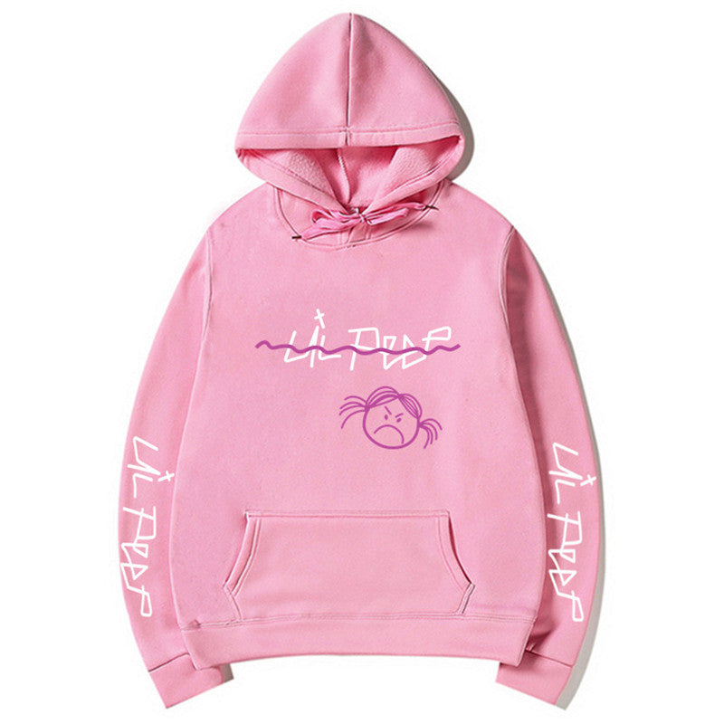 Hoodie con capucha estilo streetwear de Lil Peep con forro polar (unisex)